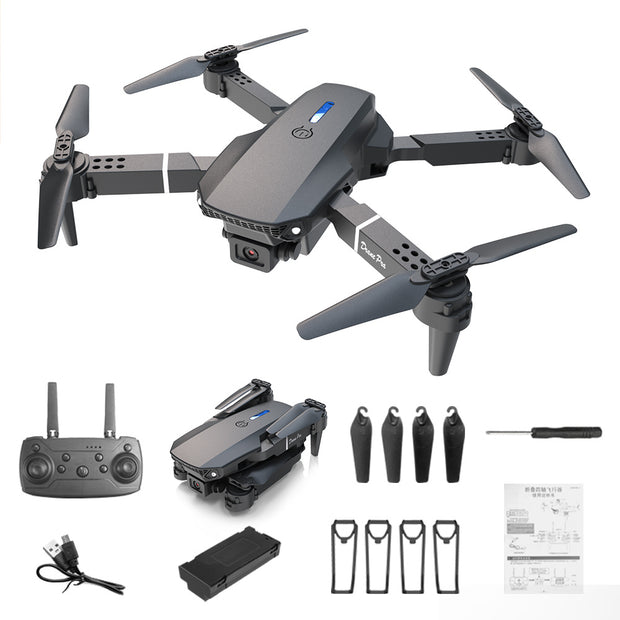 E88 Dual Camera Drone For Beginners WiFi FPV Double Folding RC Quadcopter Altitude Hold, Remote Control Toy For Beginners, Ideal Men's Gift For Outdoor Fun, Great For Christmas, Halloween, And Thanksgiving