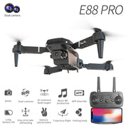 E88 Dual Camera Drone For Beginners WiFi FPV Double Folding RC Quadcopter Altitude Hold, Remote Control Toy For Beginners, Ideal Men's Gift For Outdoor Fun, Great For Christmas, Halloween, And Thanksgiving